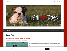 Tablet Screenshot of istilllovedogs.com